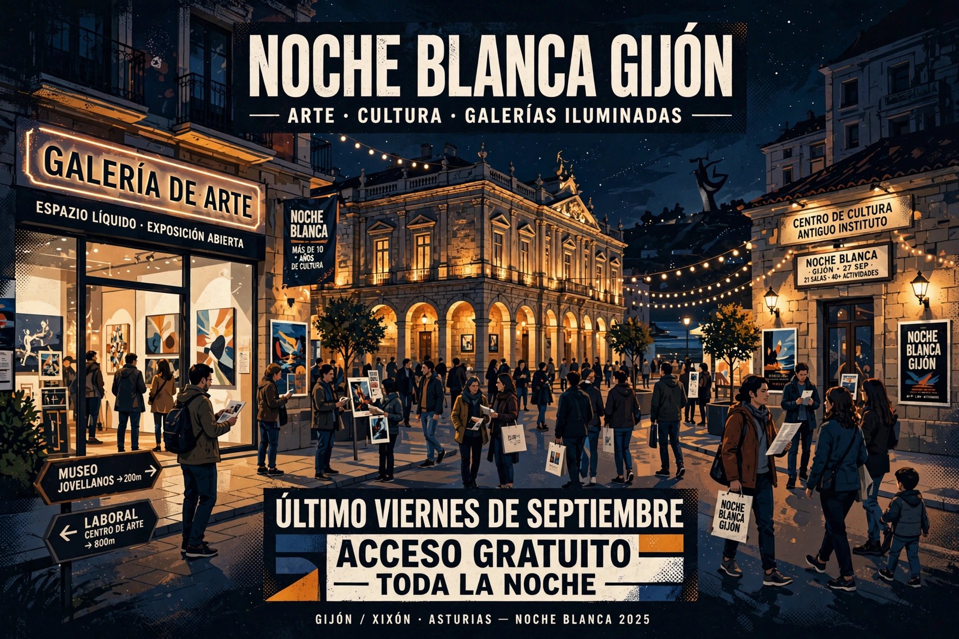 Noche Blanca Gijón galería